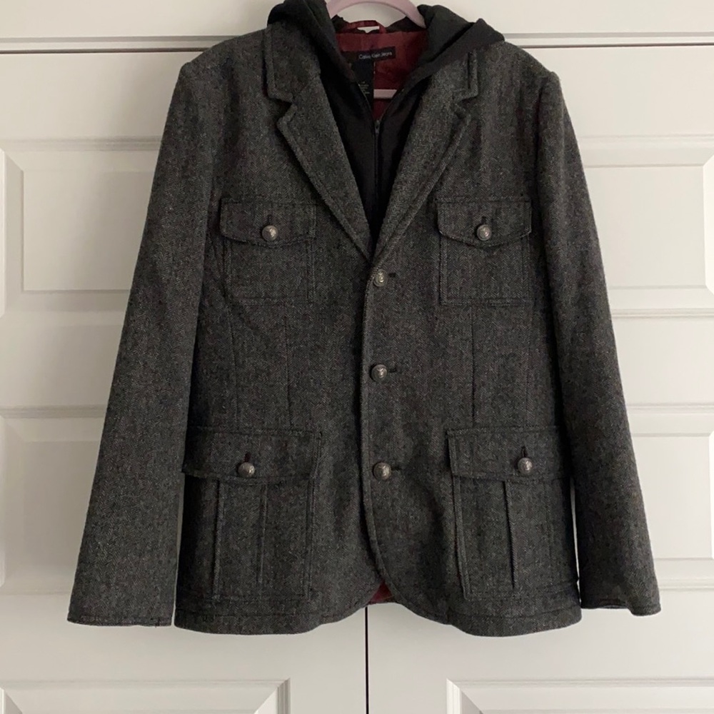 Men’s Hooded Pea Coat